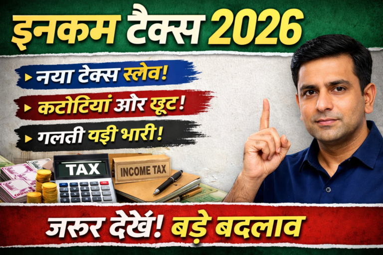📊 इनकम टैक्स नियम 2026: आपकी सैलरी, बचत और टैक्स पर क्या होगा असर?